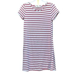 Vineyard Vines Striped Pull Over Tee Shirt Dress Size S
